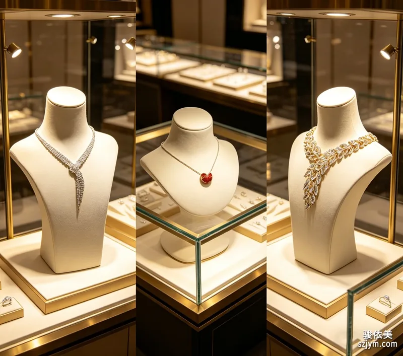 Diamond Necklace模 特 Stand SJ34